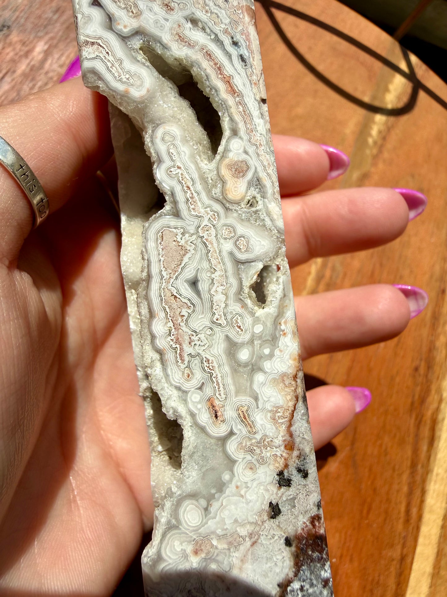 CRAZY LACE AGATE TOWER