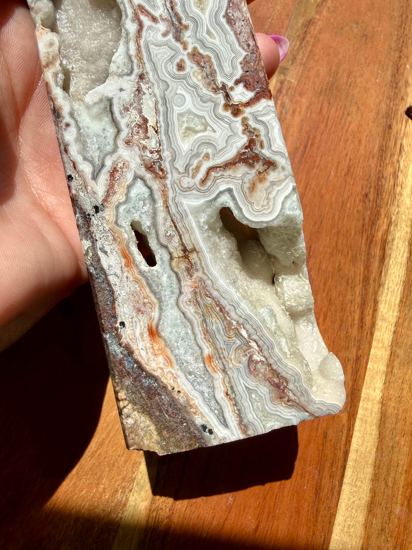 CRAZY LACE AGATE TOWER
