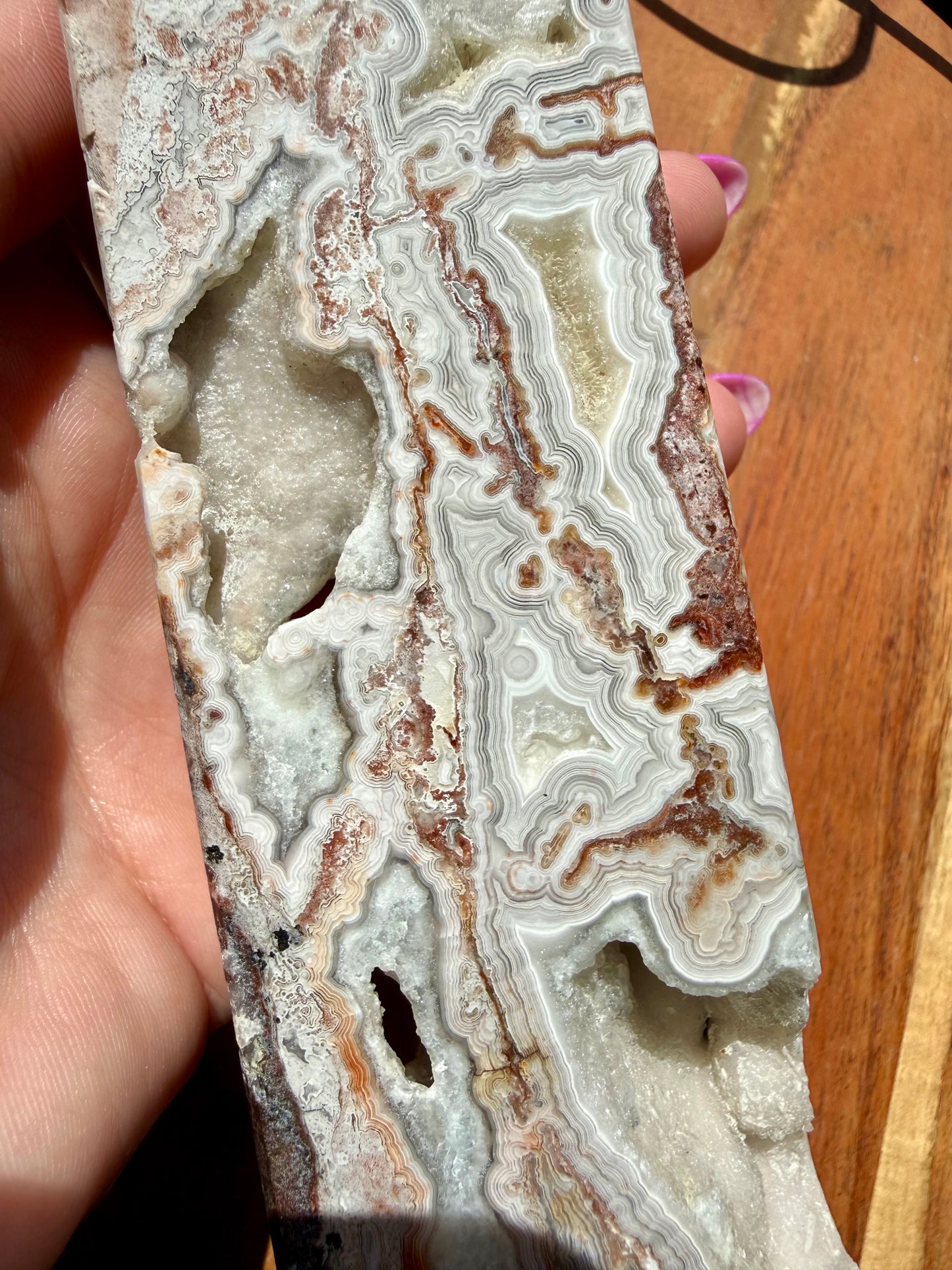 CRAZY LACE AGATE TOWER