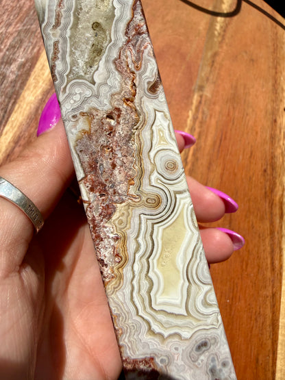CRAZY LACE AGATE TOWER