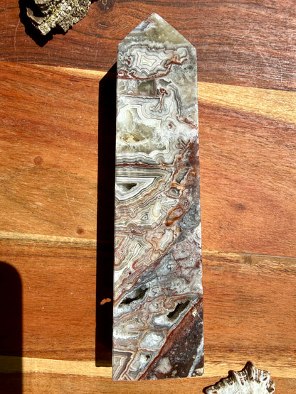 CRAZY LACE AGATE TOWER