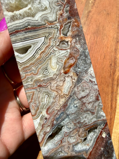 CRAZY LACE AGATE TOWER