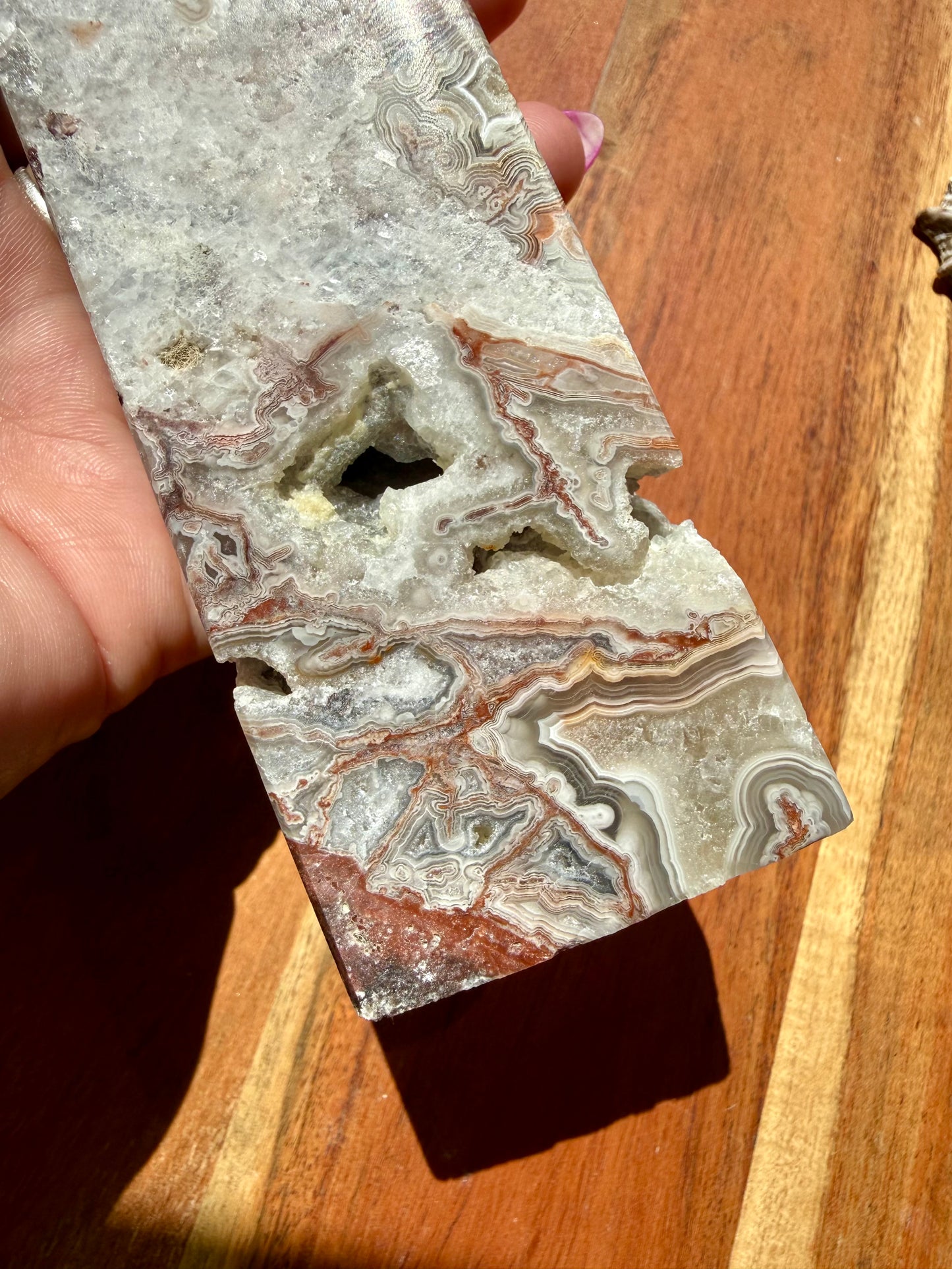CRAZY LACE AGATE TOWER