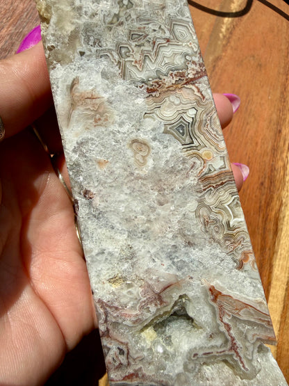 CRAZY LACE AGATE TOWER