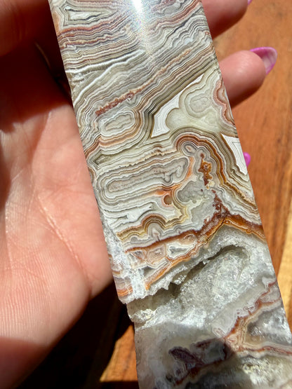 CRAZY LACE AGATE TOWER