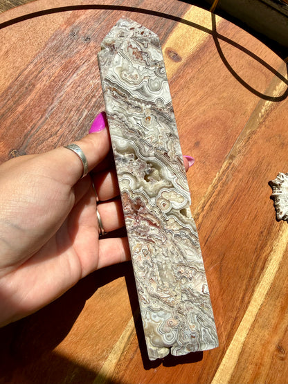 CRAZY LACE AGATE TOWER