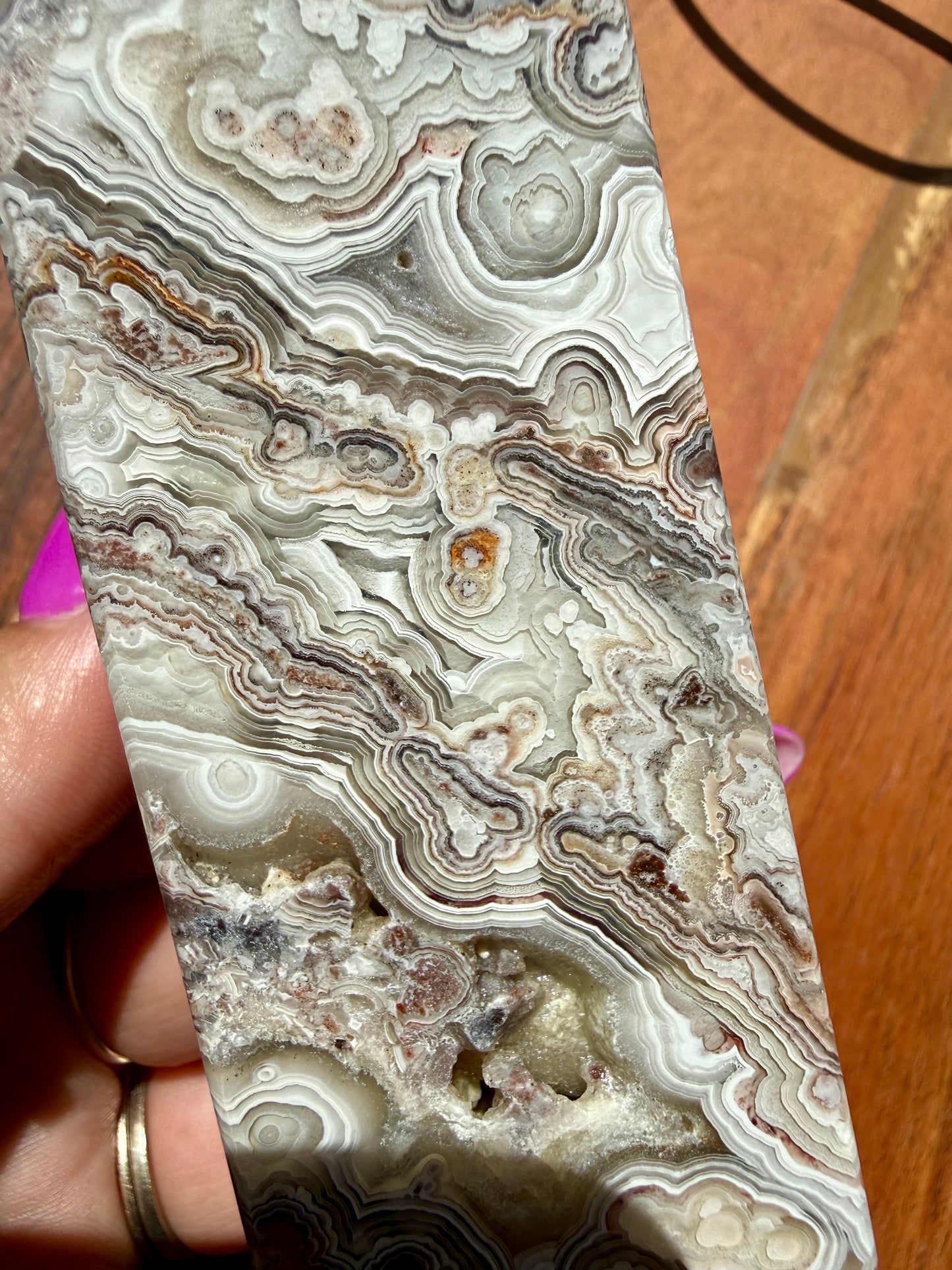CRAZY LACE AGATE TOWER