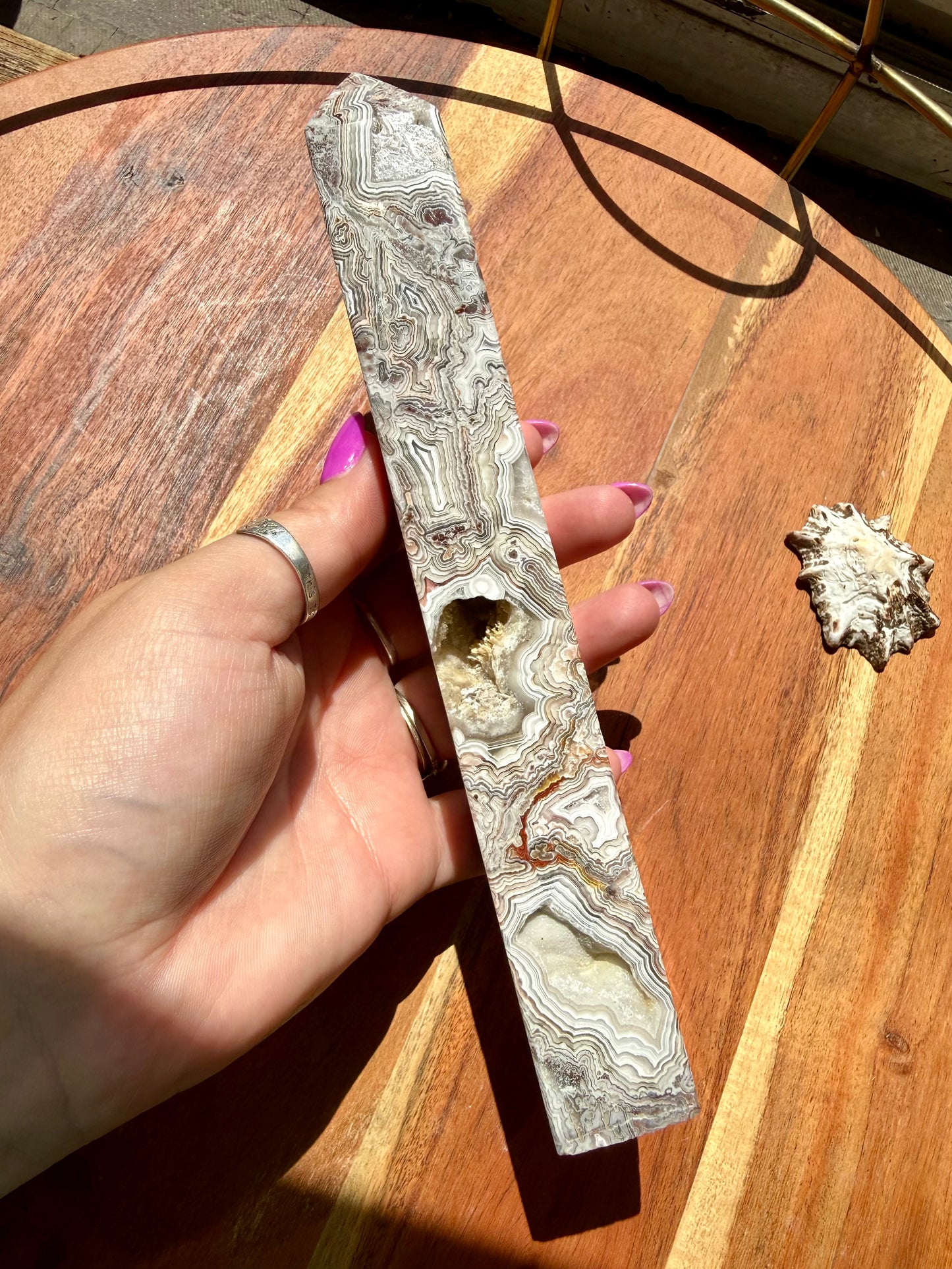 CRAZY LACE AGATE TOWER