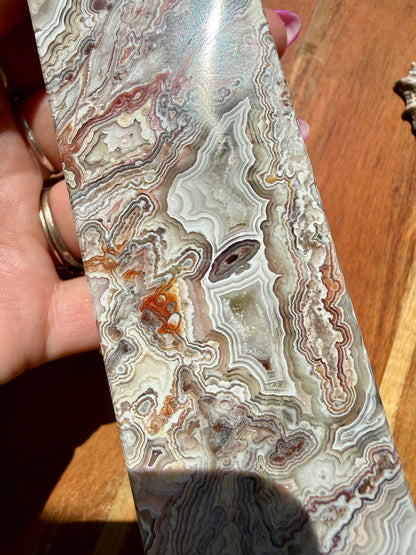 CRAZY LACE AGATE TOWER