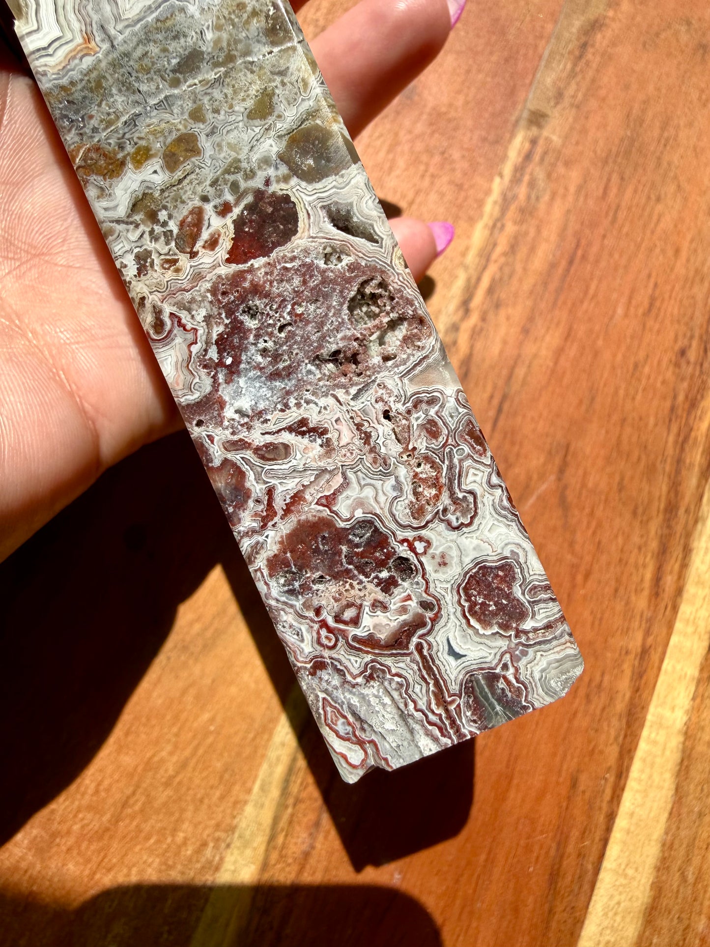 CRAZY LACE AGATE TOWER
