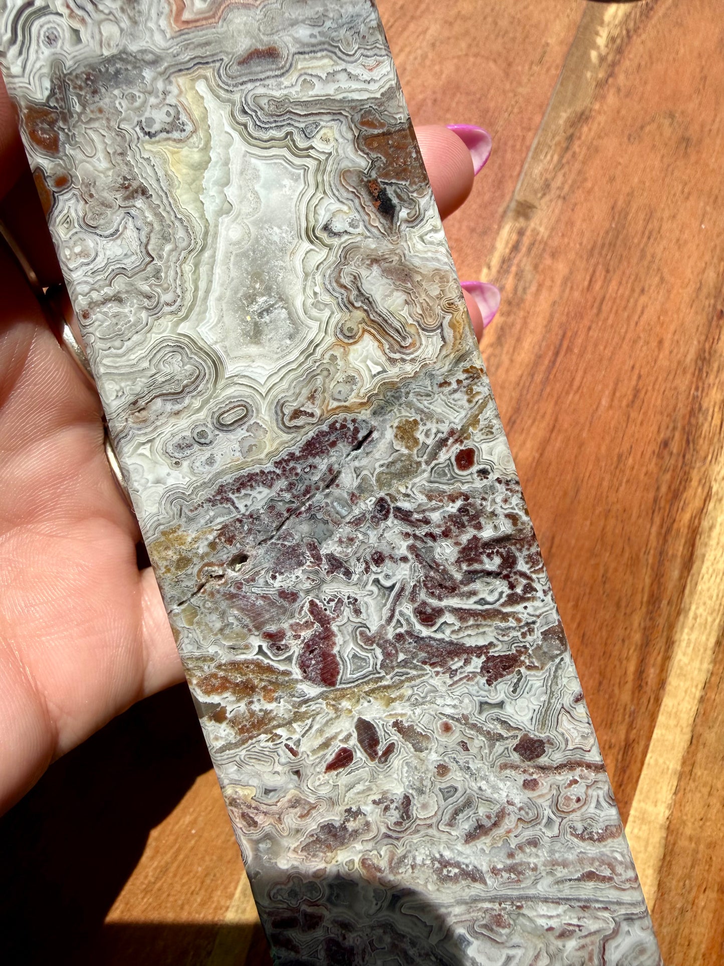 CRAZY LACE AGATE TOWER