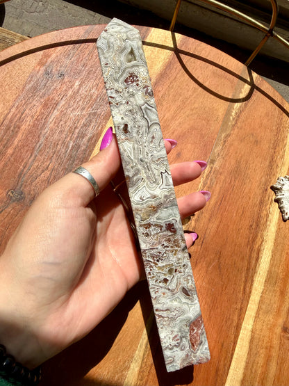 CRAZY LACE AGATE TOWER