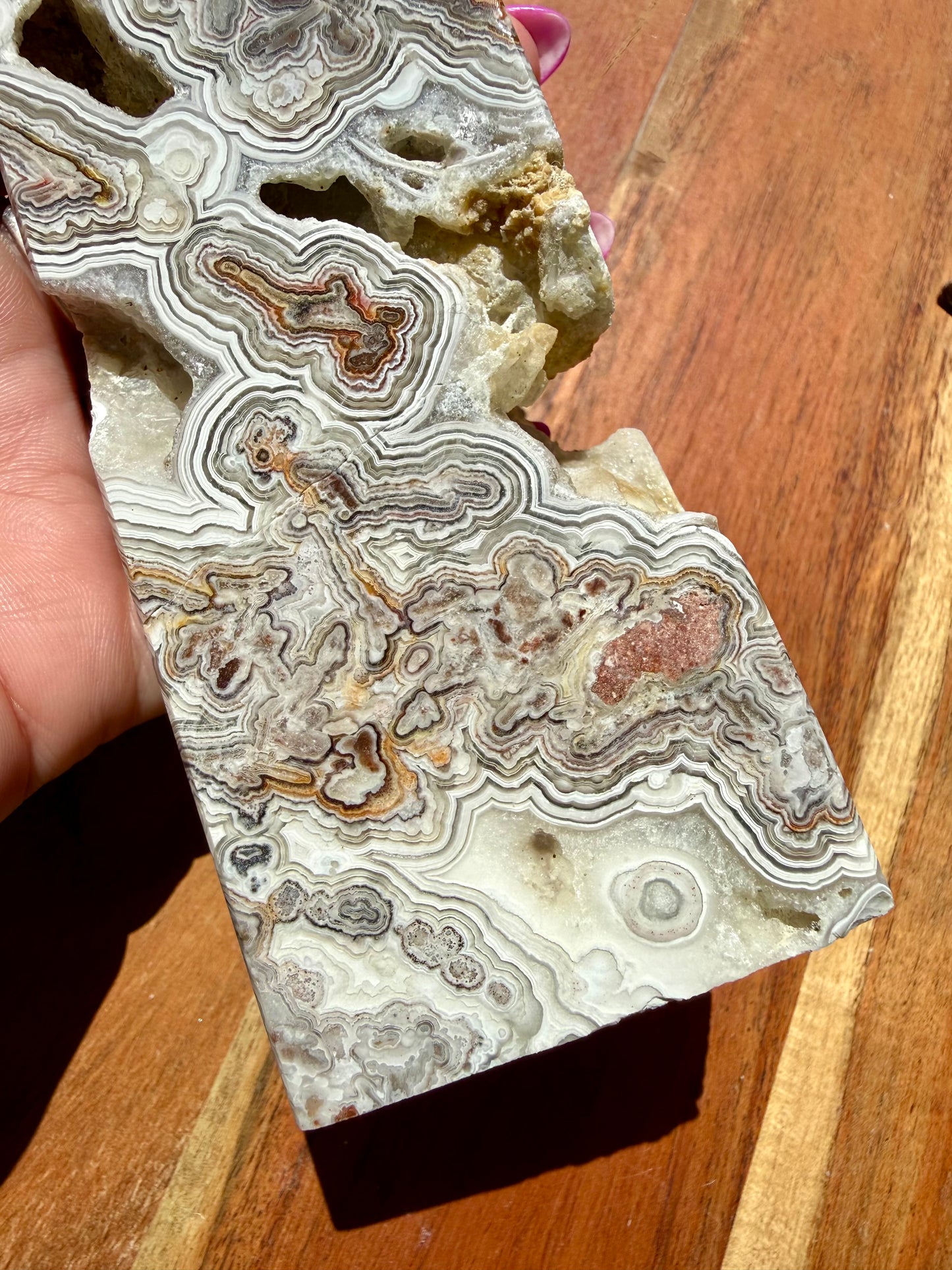 CRAZY LACE AGATE TOWER
