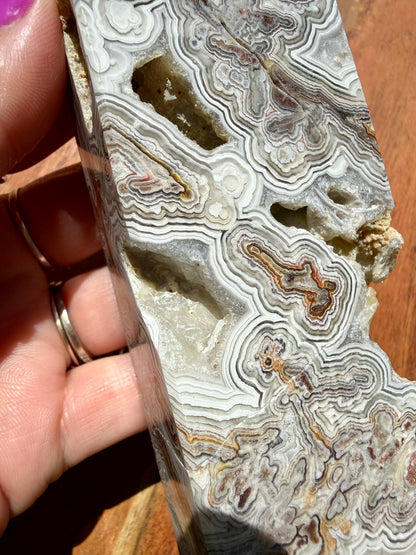 CRAZY LACE AGATE TOWER