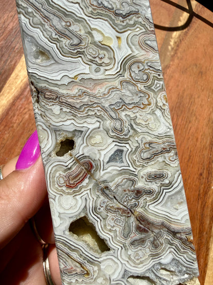 CRAZY LACE AGATE TOWER