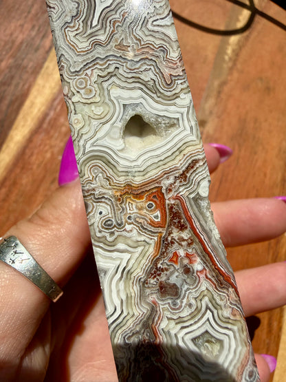 CRAZY LACE AGATE TOWER