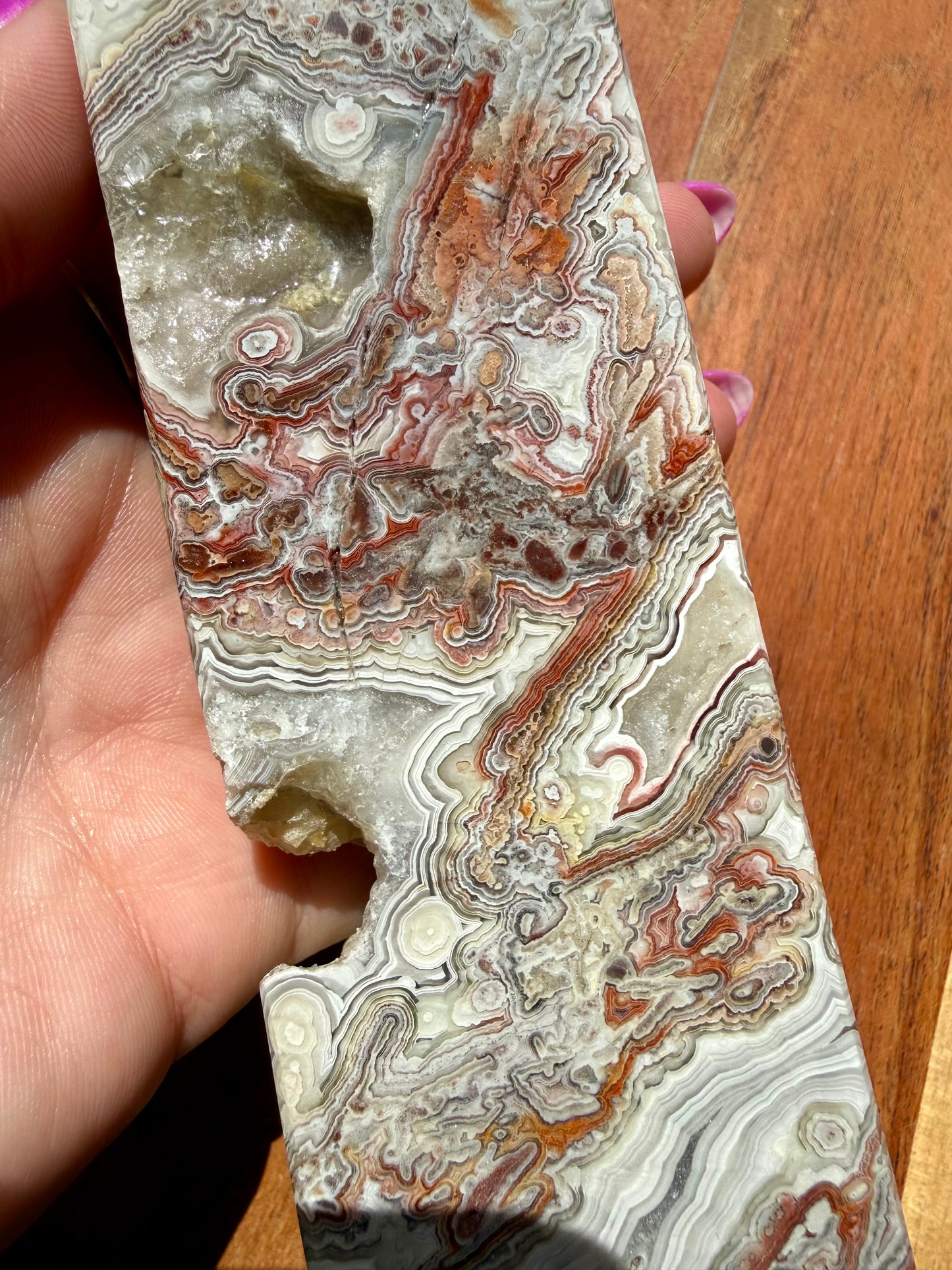 CRAZY LACE AGATE TOWER