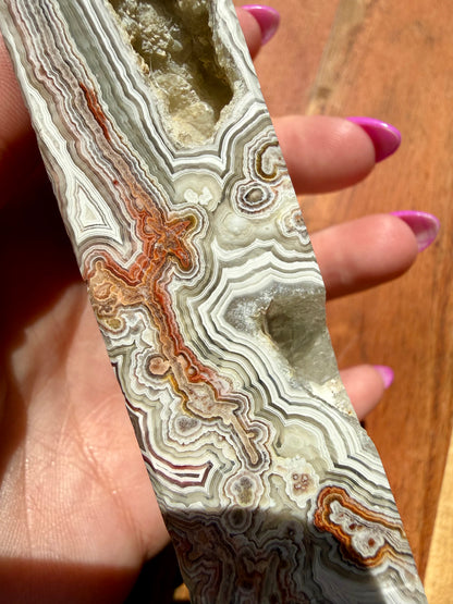 CRAZY LACE AGATE TOWER