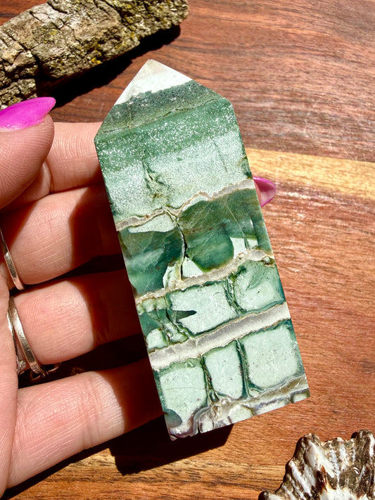 GREEN UNICORN JASPER TOWER