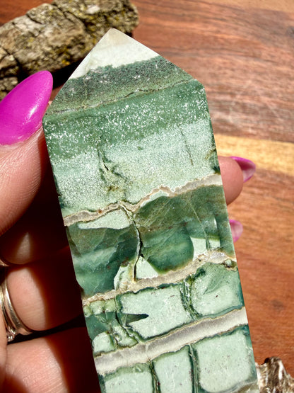 GREEN UNICORN JASPER TOWER