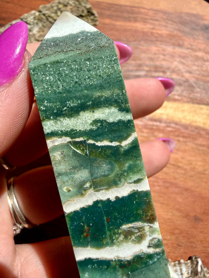 GREEN UNICORN JASPER TOWER