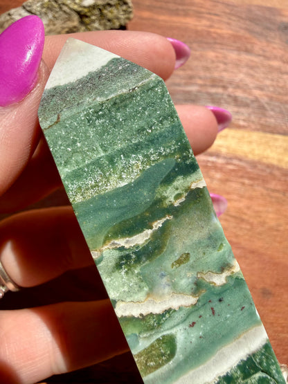 GREEN UNICORN JASPER TOWER