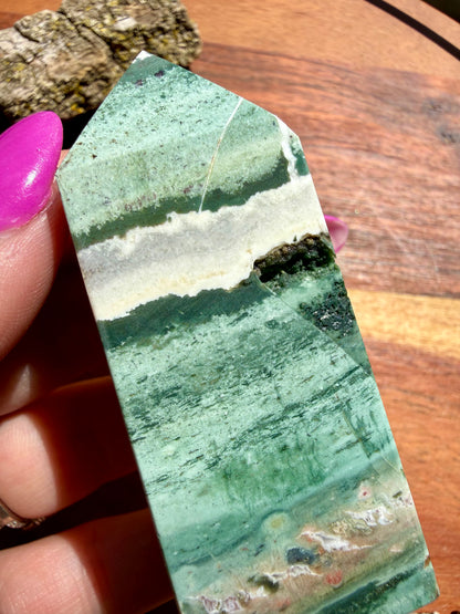 GREEN UNICORN JASPER TOWER