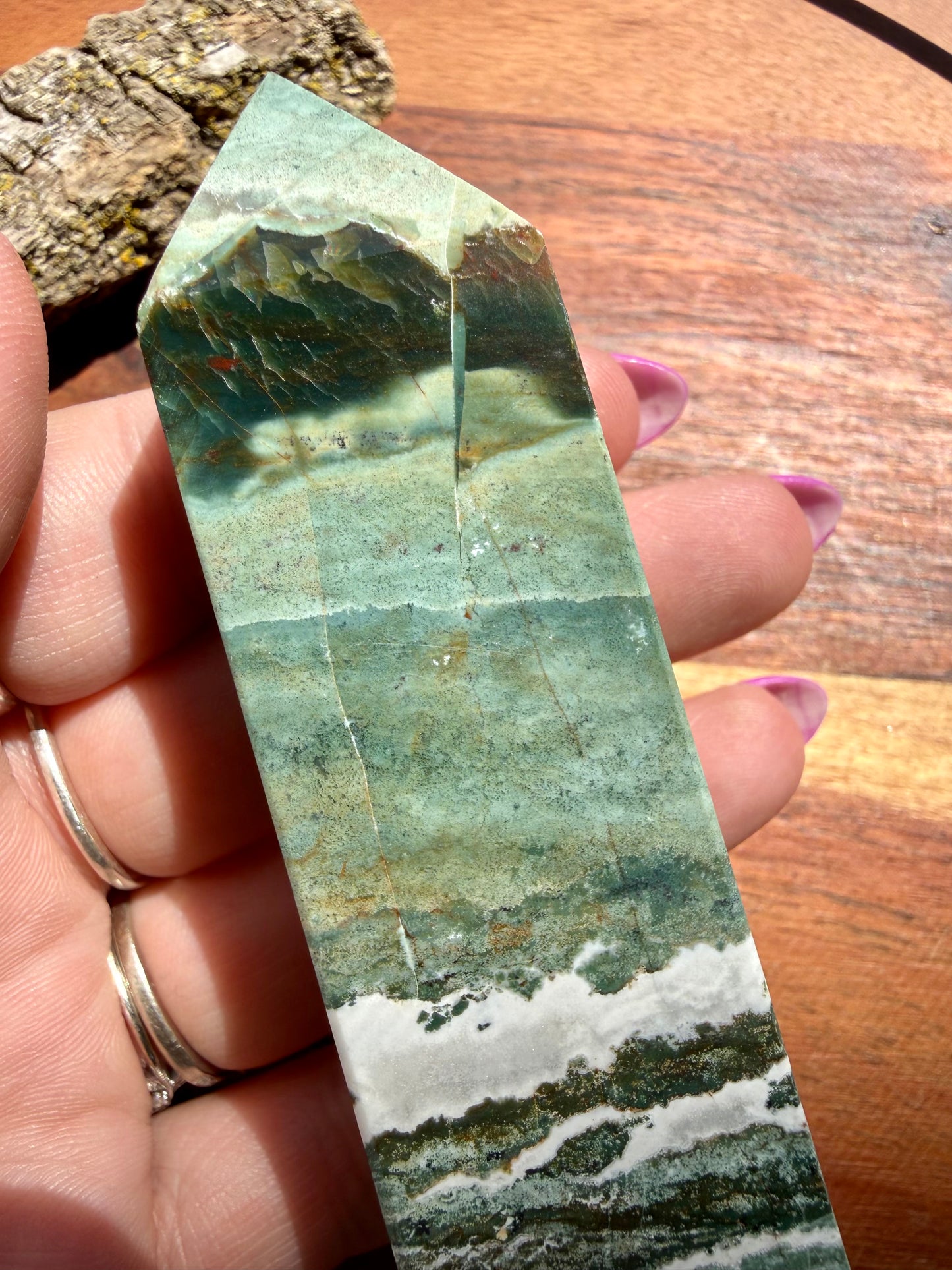GREEN UNICORN JASPER TOWER