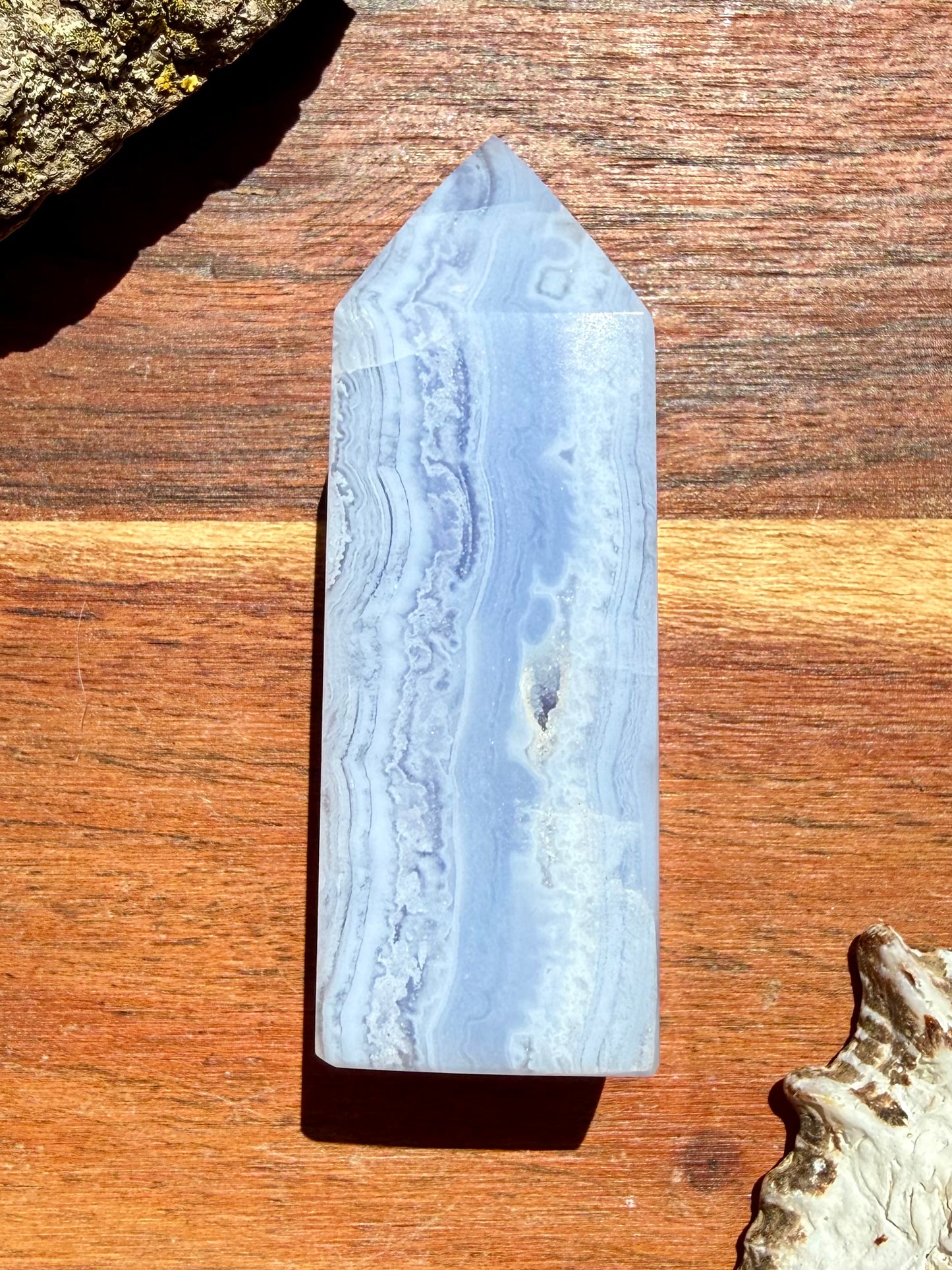 BLUE LACE AGATE TOWER