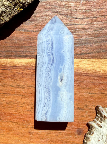 BLUE LACE AGATE TOWER
