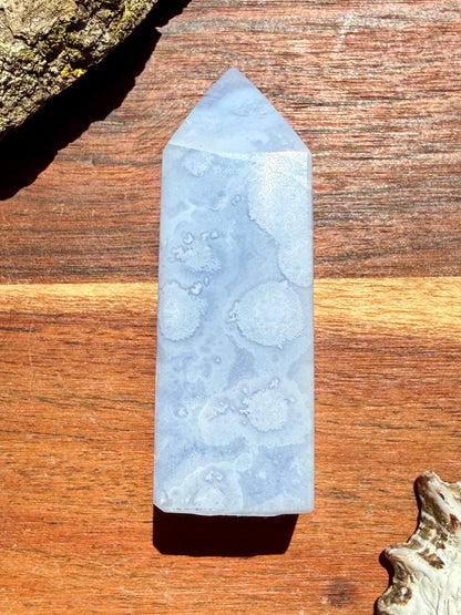 BLUE LACE AGATE TOWER