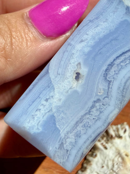 BLUE LACE AGATE TOWER