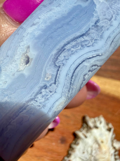 BLUE LACE AGATE TOWER