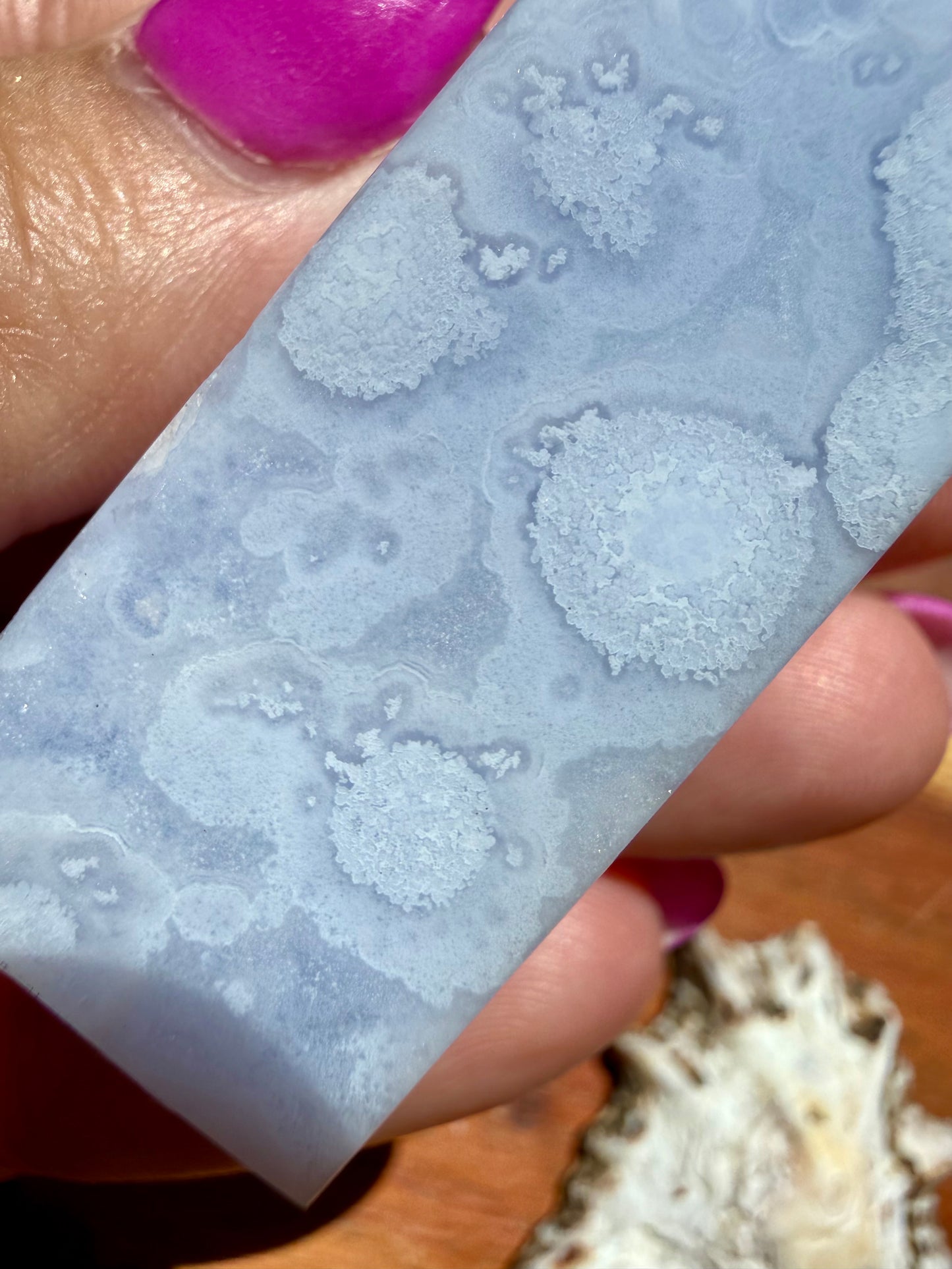 BLUE LACE AGATE TOWER