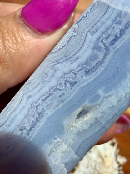 BLUE LACE AGATE TOWER