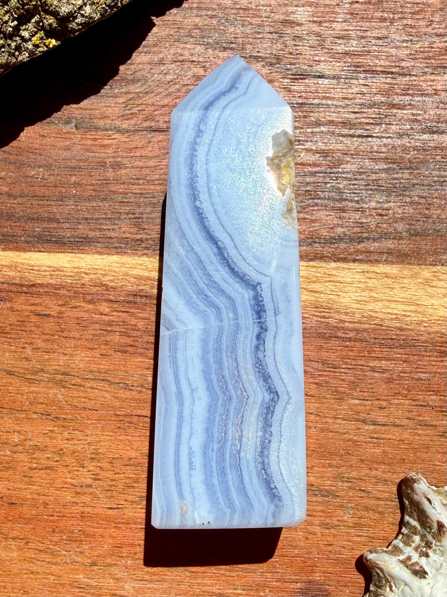 BLUE LACE AGATE TOWER