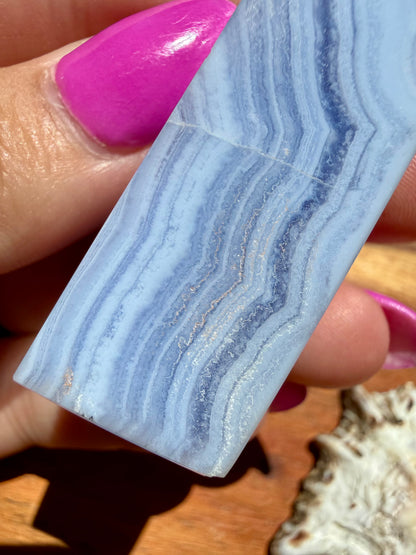 BLUE LACE AGATE TOWER
