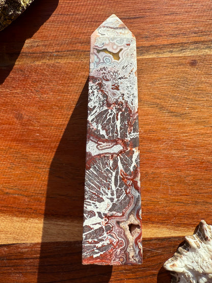 CRAZY LACE AGATE TOWER
