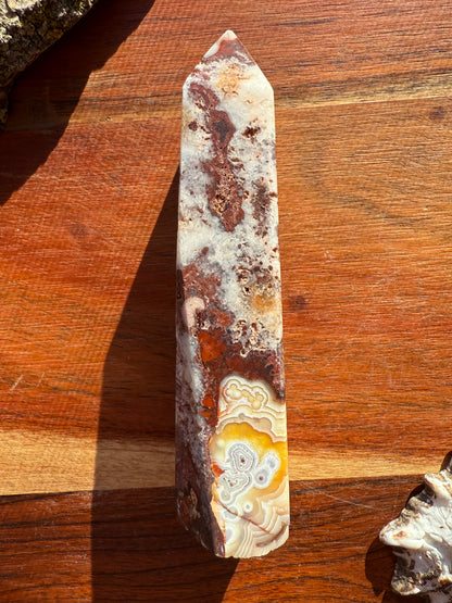 CRAZY LACE AGATE TOWER