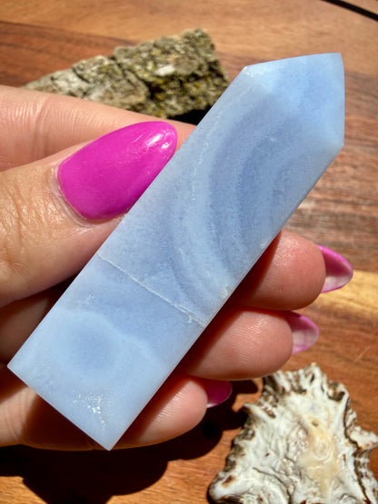 BLUE LACE AGATE TOWER