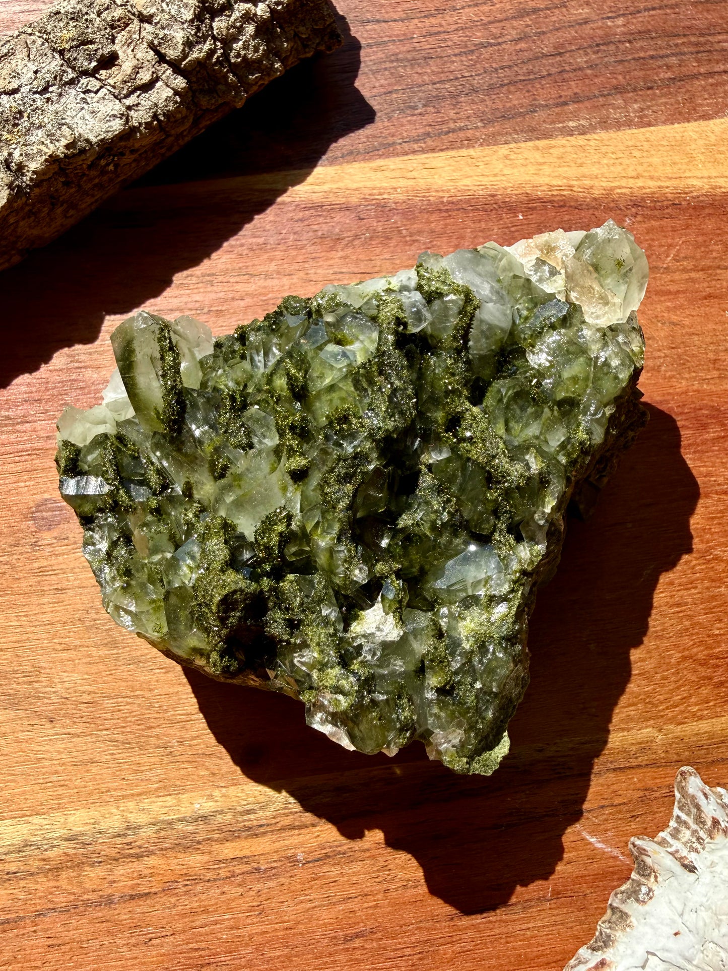 HIGH QUALITY EPIDOTE & QUARTZ