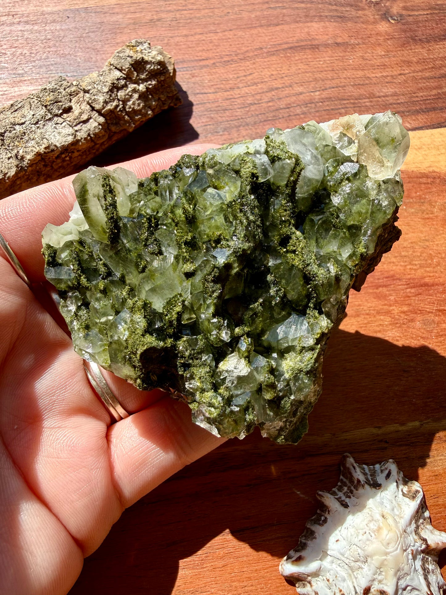 HIGH QUALITY EPIDOTE & QUARTZ
