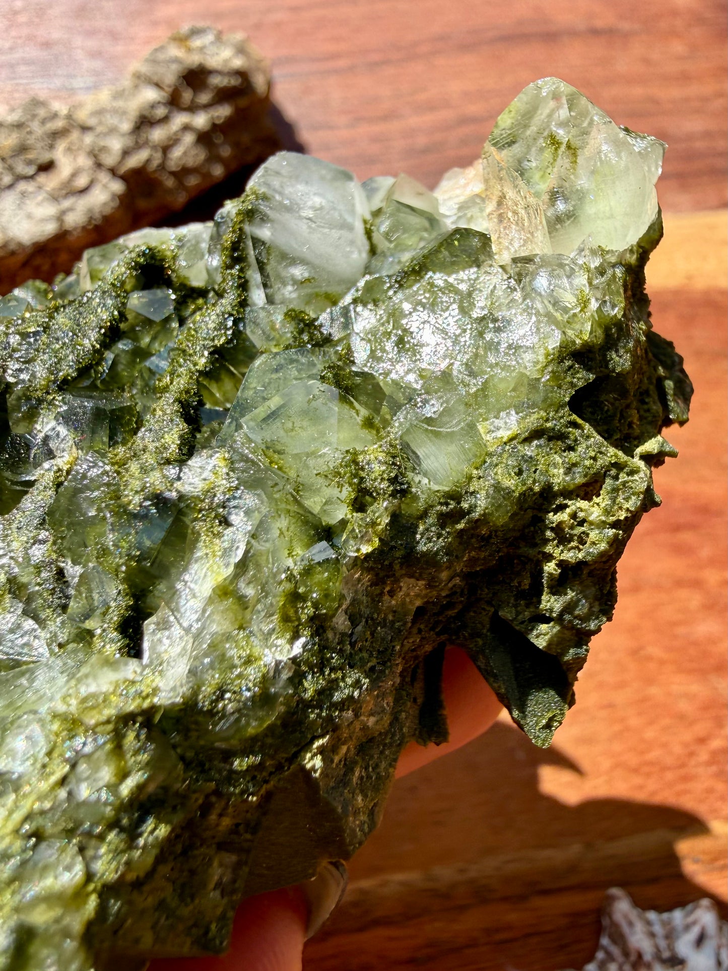 HIGH QUALITY EPIDOTE & QUARTZ