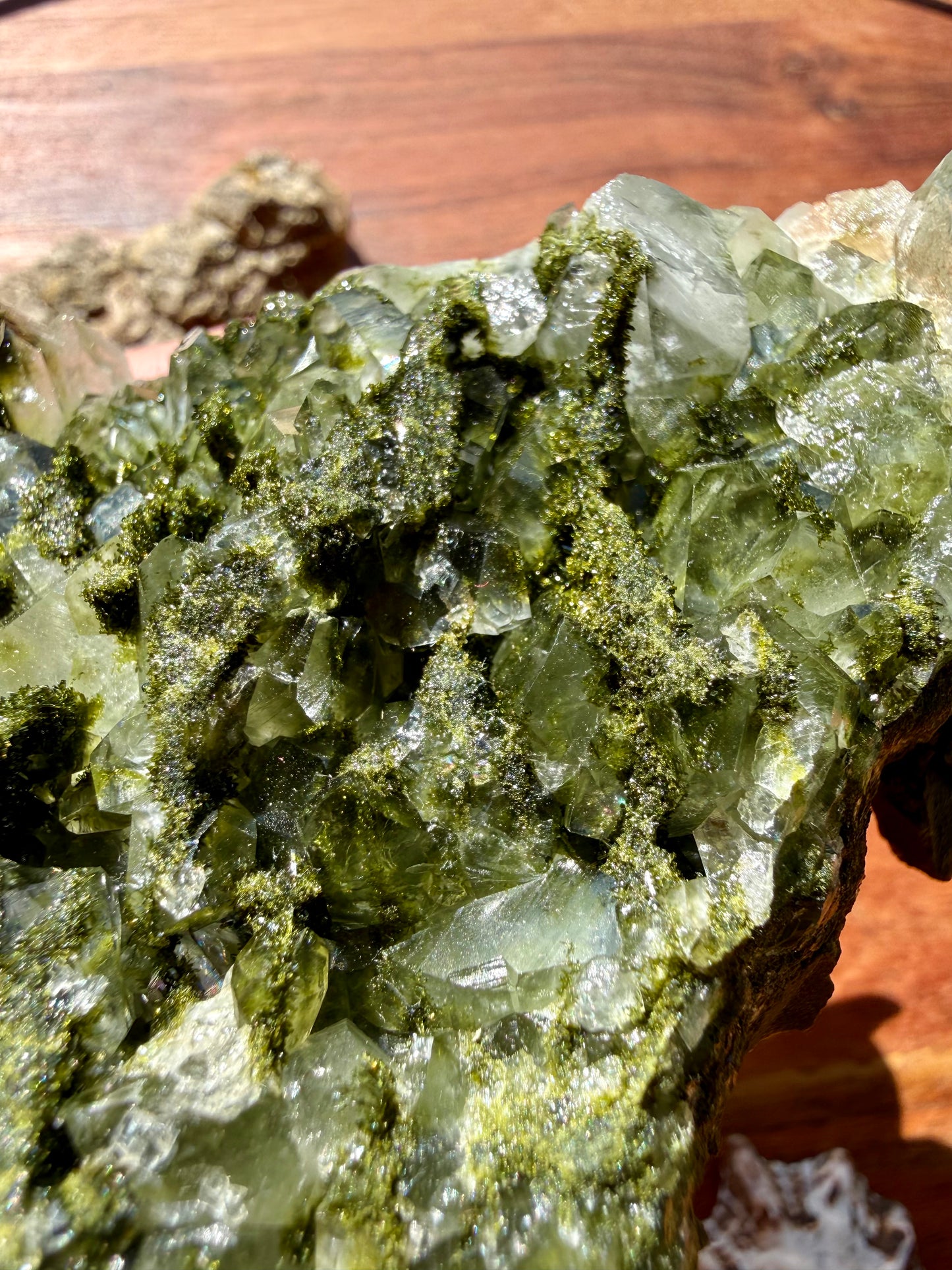 HIGH QUALITY EPIDOTE & QUARTZ