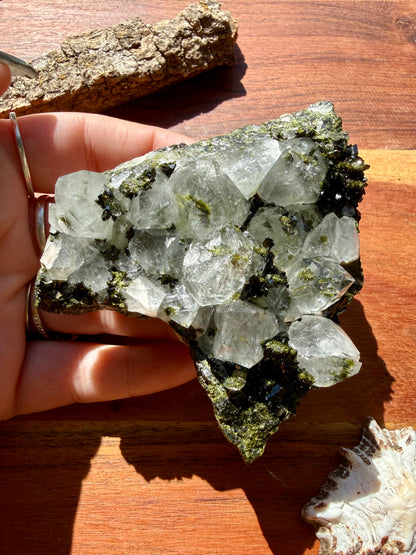 HIGH QUALITY EPIDOTE & QUARTZ
