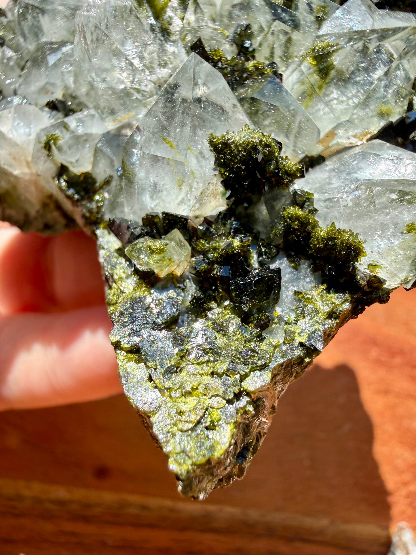 HIGH QUALITY EPIDOTE & QUARTZ