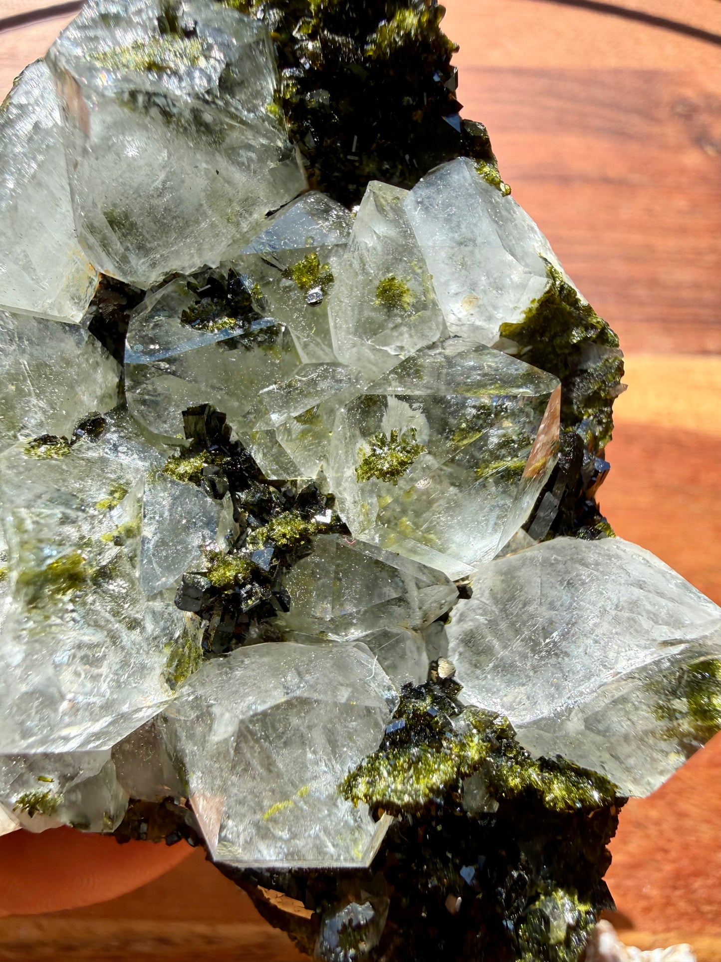 HIGH QUALITY EPIDOTE & QUARTZ