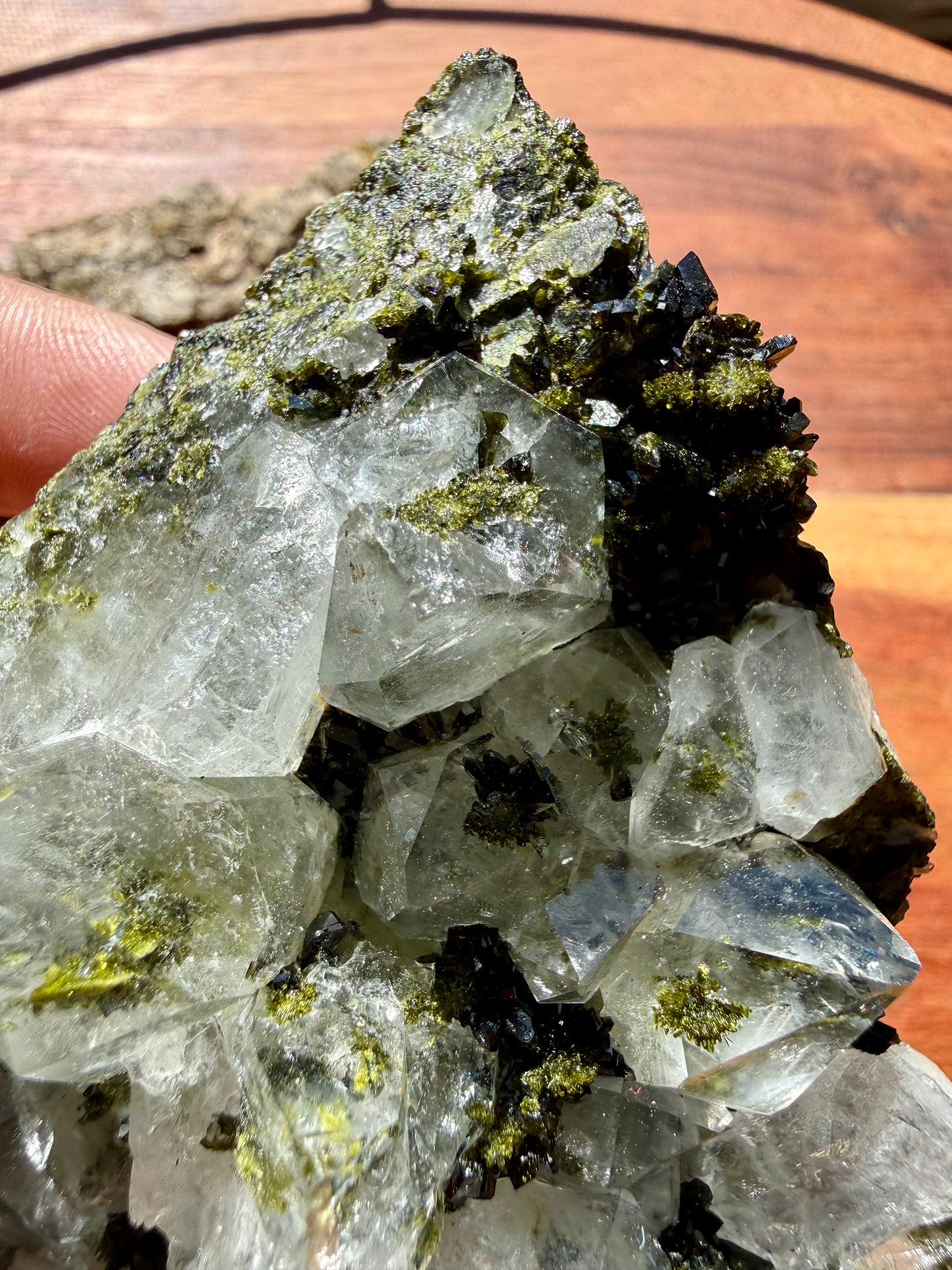 HIGH QUALITY EPIDOTE & QUARTZ