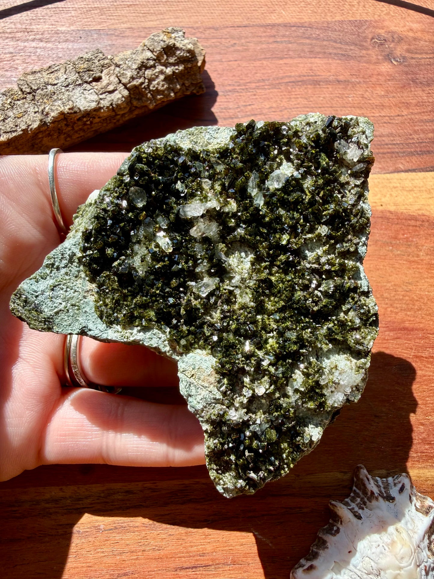 HIGH QUALITY EPIDOTE & QUARTZ