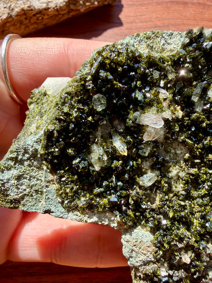 HIGH QUALITY EPIDOTE & QUARTZ
